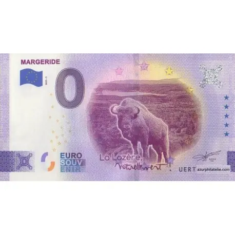 Billet souvenir - 48 - Margeride - 2023-1 Quantité Limitée