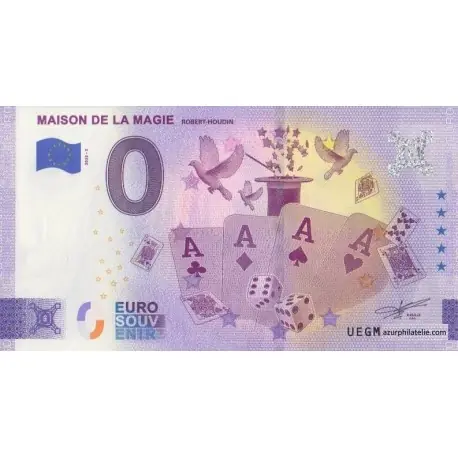 Quantité Limitée Billet souvenir - 41 - Maison de la Magie - 2023-2