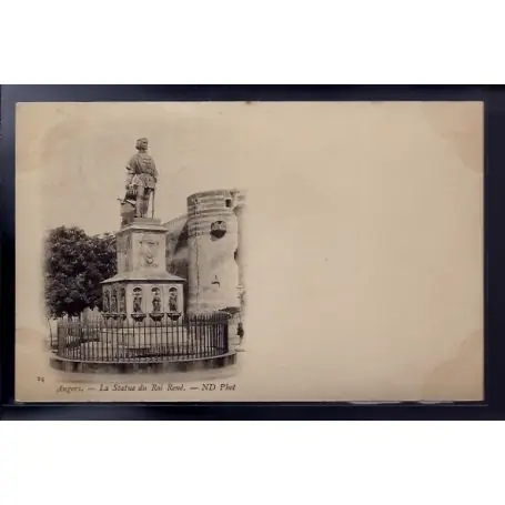 Livraison Gratuite Carte postale 49 - Angers - La statue du Roi Rene - Non voyage - Dos non divise...