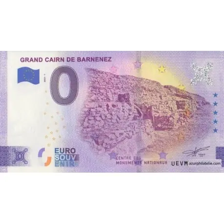 Produit De Marque Billet souvenir - 29 - Grand Cairn De Barnenez - 2023-1