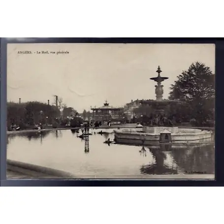 Acheter Direct Carte postale 49 - Angers - Le Mail - Vue generale - Voyage - Dos divise...