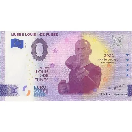 Marque Billet souvenir - 83 - Musée Louis de Funès - Boxe - 2024-8