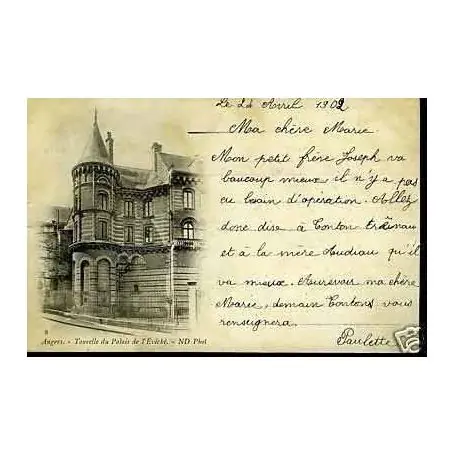 Expédition Rapide Carte postale 49 - Angers - Tourelle du palais de l'Eveche