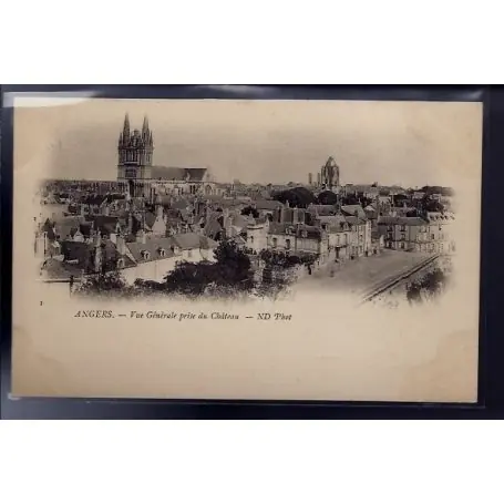 Prix Bas Carte postale 49 - Angers - Vue generale prise du chateau - Non voyage - Dos non divise...