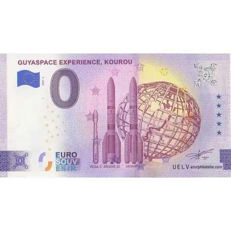Billet souvenir - 973 - Guyaspace Experience - Kourou - 2024-3 Livraison Gratuite