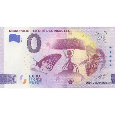 Billet souvenir - 12 - Micropolis - La cite des insectes - 2025-2 Exclusif