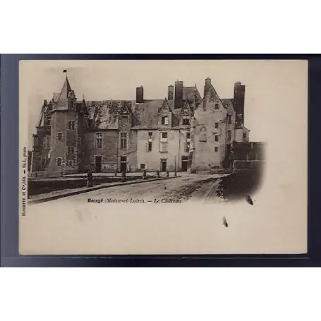 Carte postale 49 - Bauge - Le chateau - Non voyage - Dos non divise... Commander Vite