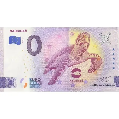 Prix Cassé Billet souvenir - 62 - Nausicaá - La tortue - 2025-10