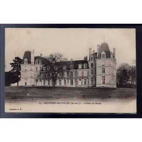 Jusqu’à Épuisement Des Stocks Carte postale 49 - Beaufort-en-Vallee - Chateau de Monet - Voyage - Dos divise...