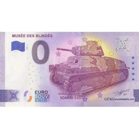 Top Vente Billet souvenir - 49 - Musée des blindés - 2025-4