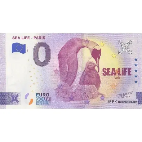 Billet souvenir - 77 - Sea Life - Paris - Les oiseaux - 2025-3 Nouvelle Collection