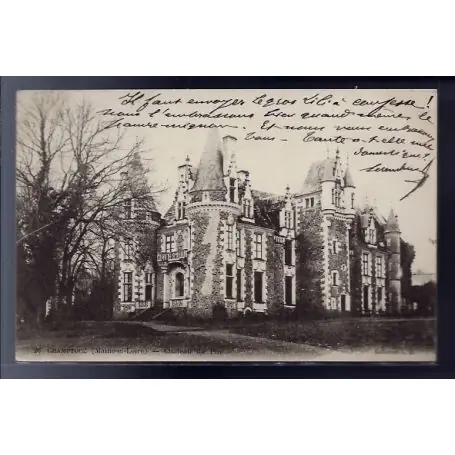 Carte postale 49 - Champtoge - Chateau du Pin - Voyage - Dos non divise... Offre Exclusive