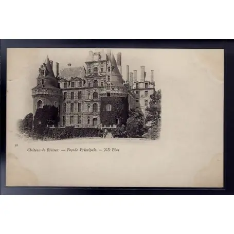 Carte postale 49 - Chateau de Brissac - Facade principale - Non voyage - Dos non divise... Artisanat