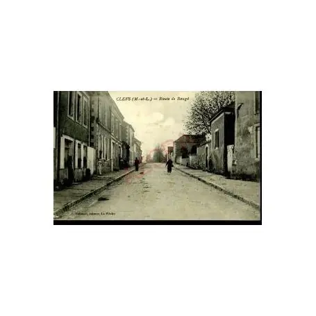 Carte postale 49 - CLEFS - ROUTE DE BAUGE Offre Limitée