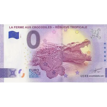 Produit De Marque Billet souvenir - 26 - La ferme aux crocodiles - Réserve rropicale - 2025-1
