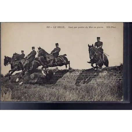 Réduction Carte postale 49 - Le Breil - Saut par quatre du Mur en Pierre - Non voyage - Dos divise...