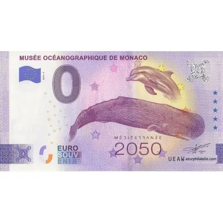Billet souvenir - MC - Musée océanographique de Monaco - Méditerranée 2050 - 2025-5 Achetez Aujourd’hui