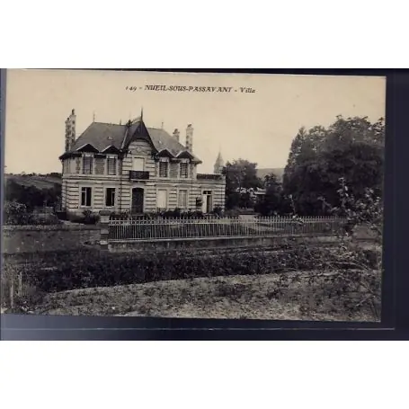 Authentique Carte postale 49 - Neuil-sous-Passavant - Villa - Voyage - Dos divise...