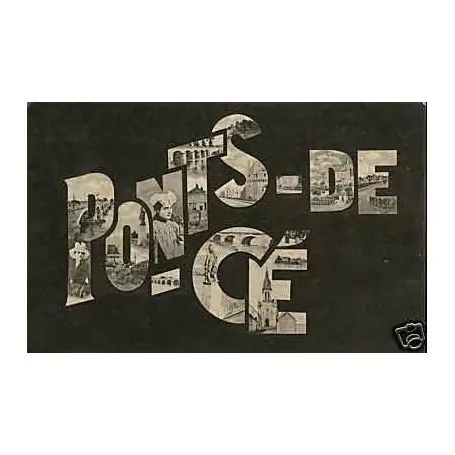 Nouvel Arrivage Carte postale 49 - Ponts de Ce - Multivue dans les lettres