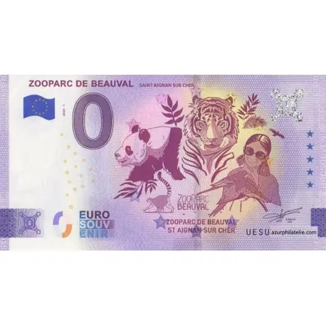Livraison Mondiale Billet souvenir - 41 - Zooparc de Beauval - 2025-1