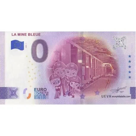 Prix Bas Billet souvenir - 49 - La mine bleue - 2025-1