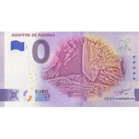 Billet souvenir - 46 - Gouffre de Padirac - 2025-2 Livraison Express