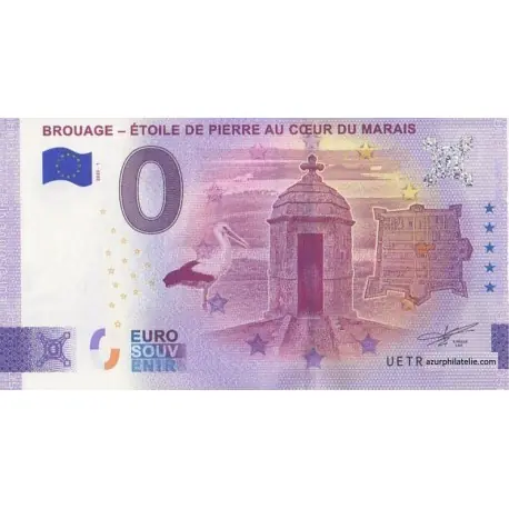 Billet souvenir - 17 - Brouage - Etoile de pierre au coeur du marais - 2025-1 Populaire