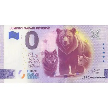 Populaire Billet souvenir - 77 - Lumigny Safari Reserve - 2025-4