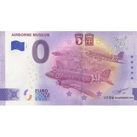 Offre Limitée Billet souvenir - 50 - Airborne Museum - Avions - 2025-6