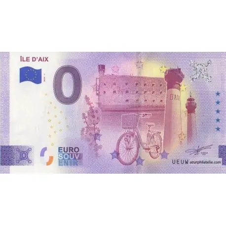 Billet souvenir - 17 - Île Daix - 2025-1 Seulement Aujourd’hui