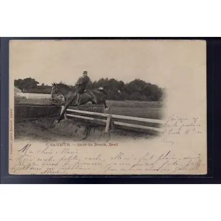 Carte postale 49 - Saumur - Saut du Brook, Breil - Voyage - Dos non divise... Quantité Limitée