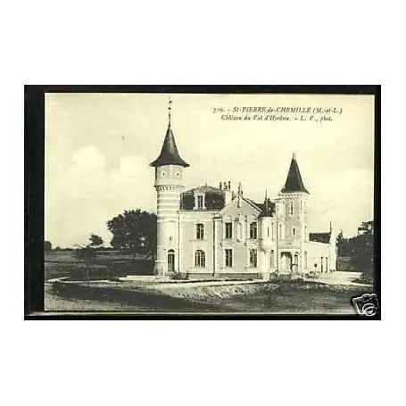 Petit Prix Carte postale 49 - St-Pierre-de-Chemille - Chateau du Val d'Hyrome