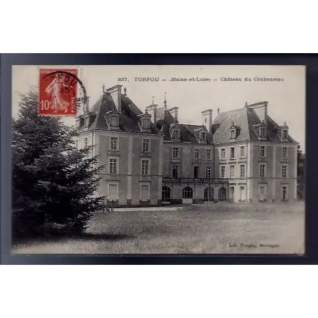 Carte postale 49 - Torfou - Chateau du Couboureau - Voyage - Dos divise... Achetez Aujourd’hui