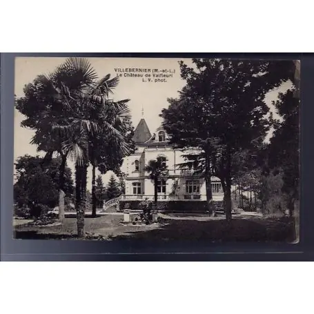 Marque Carte postale 49 - Villebernier - Le chateau de Valfleuri - Non voyage - Dos divise...