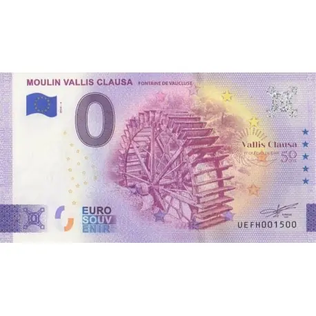 Premium Billet souvenir - 84 - Moulin Vallis Clausa - 2024-4 - No 1500