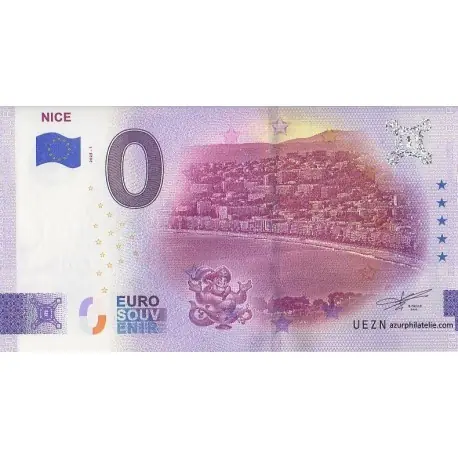Billet souvenir - 06 - Nice - Baie des Anges - 2025-1 Satisfait Ou Remboursé