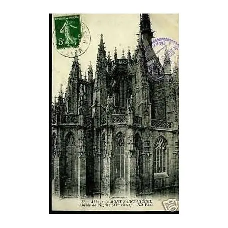 Bon Marché Carte postale 50 - Abbaye du Mt-St-Michel - Abside de l'Eglise