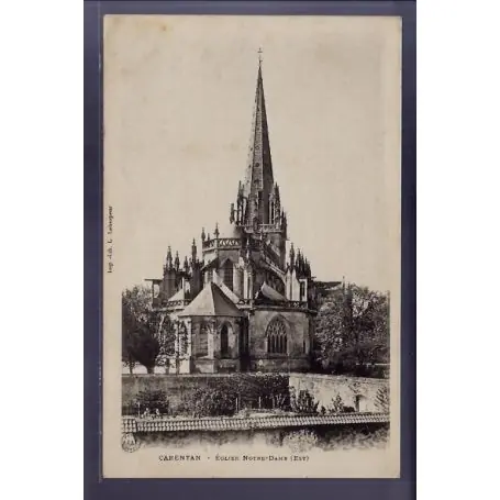 Pas Cher Carte postale 50 - Carentan - Eglise Notre-Dame - Non voyage - Dos non divise