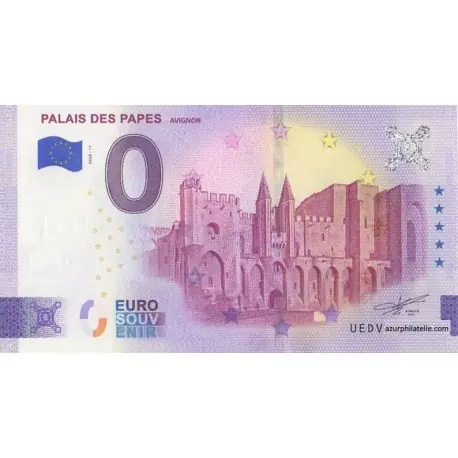 Billet souvenir - 84 - Palais des papes - 2025-11 Offre Du Jour