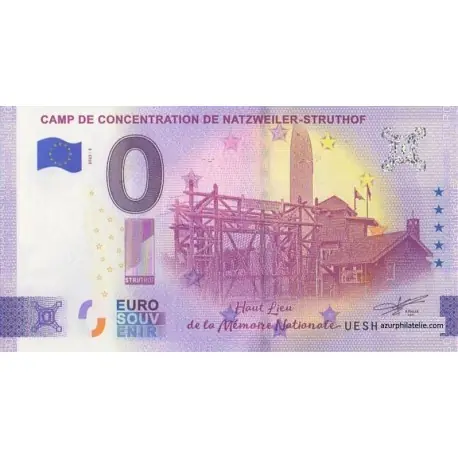 Usine Directe Billet souvenir - 67 - Camp de concentration Natzweiler-Struthof - 2025-2