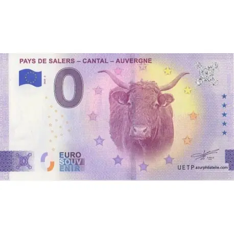 Nouvel Arrivage Billet souvenir - 15 - Pays de Salers - Cantal - Auvergne - 2025-2