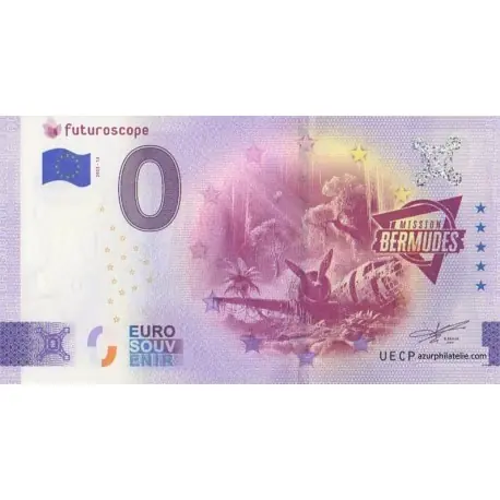 Billet souvenir - 86 - Futuroscope - Mission Bermudes - 2025-15 Prix Réduit