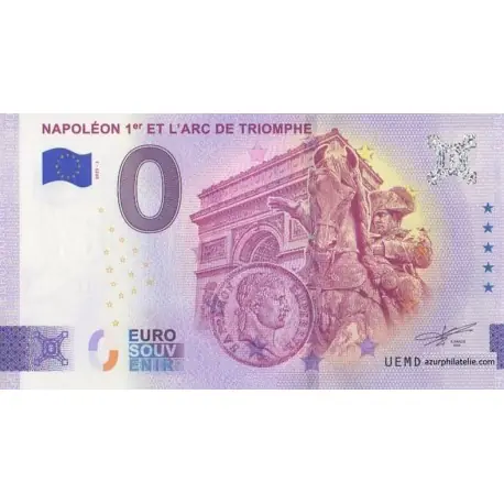 Billet souvenir - 85 - Napoléon 1er et l'Arc de triomphe - 2025-3 Offre Spéciale