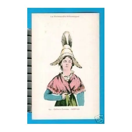 Carte postale 50 - COIFFES ET COSTUMES - SAINT-LO Nouveauté