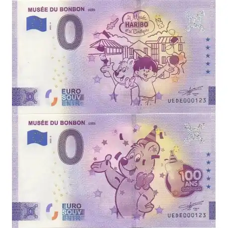 Billet souvenir - 30 - Musée du Bonbon et 100 ans - Mêmes numéros - 2022-4 - No 123 Offre Spéciale