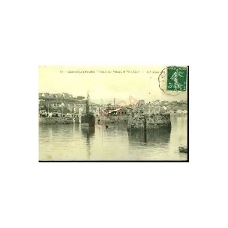 Haute Qualité Carte postale 50 - GRANVILLE - ENTREE DES BASSINS ET VILLE HAUTE