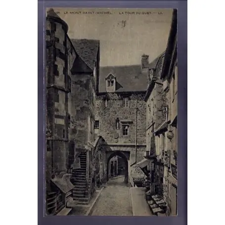 Carte postale 50 - Le Mont-Saint-Michel - La Tour du Guet - Voyage - Dos divise En Vogue