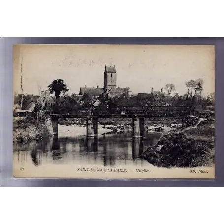 Promotion Carte postale 50 - Saint-Jean-de-la-Haize - L' eglise - Non voyage - Dos divise