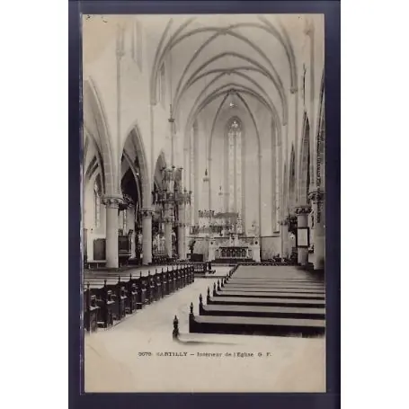 Carte postale 50 - Sartilly - Interieur de l' eglise - Non voyage - Dos divise Top Vente