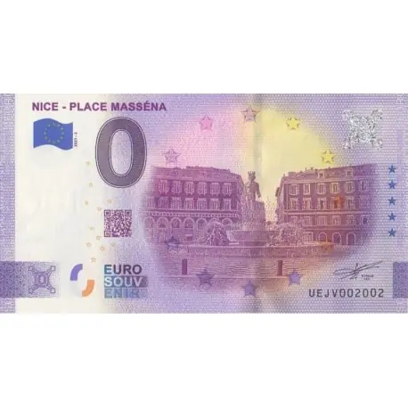 Billet souvenir - 06 - Nice - Place Masséna - 2021-2 Petit Prix